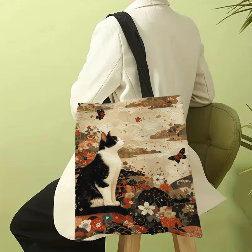 Kimono Feline Tote
