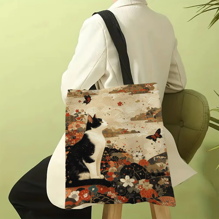 Kimono Feline Tote