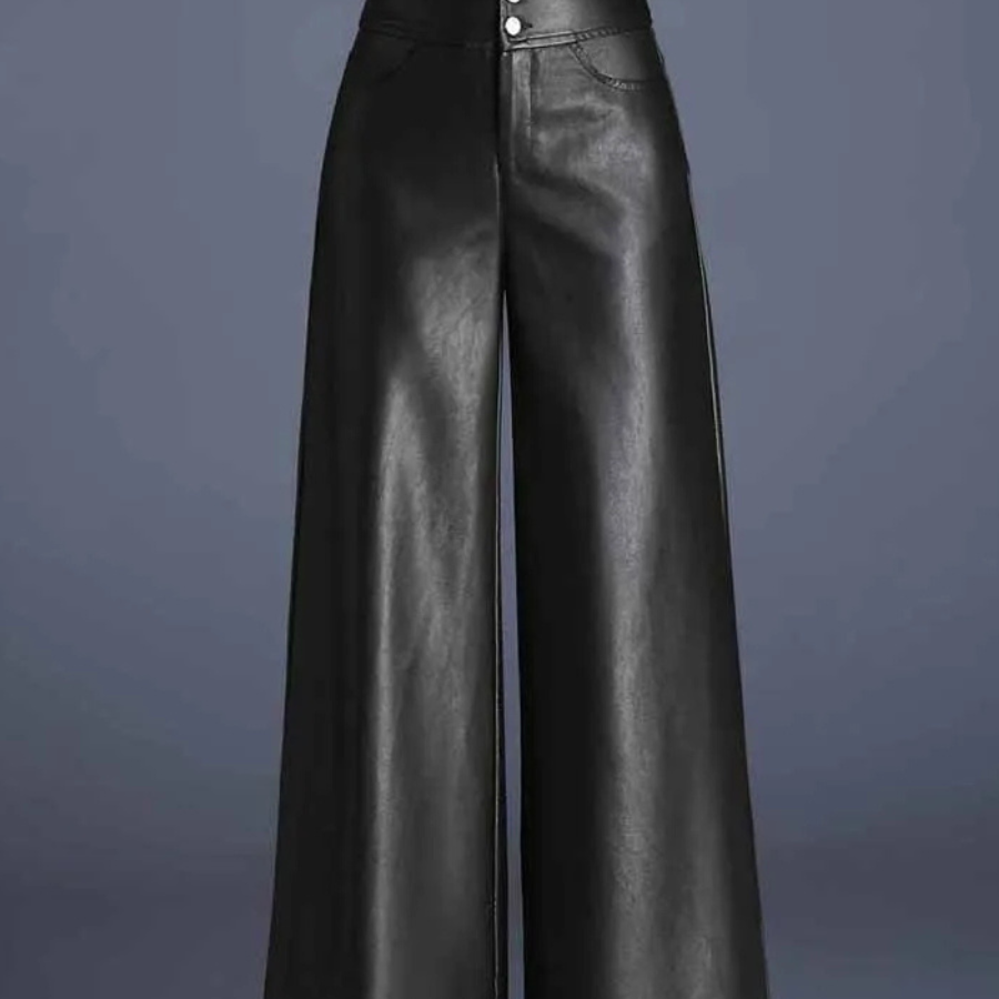 Nova Wide Leg Leather Pants