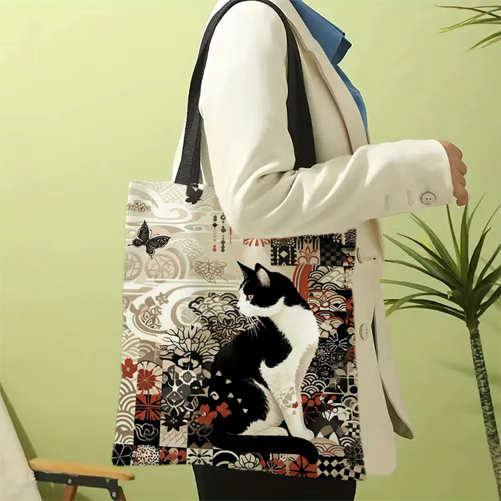 Kimono Feline Tote