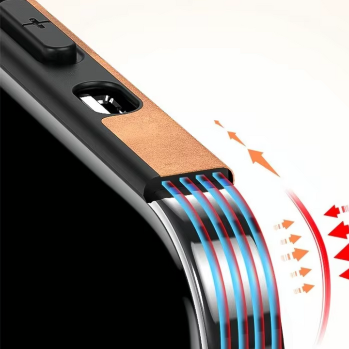 Atlas Tumbled Leather iPhone Case