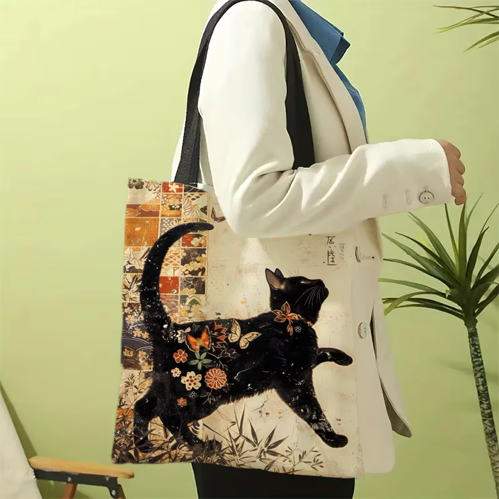 Kimono Feline Tote