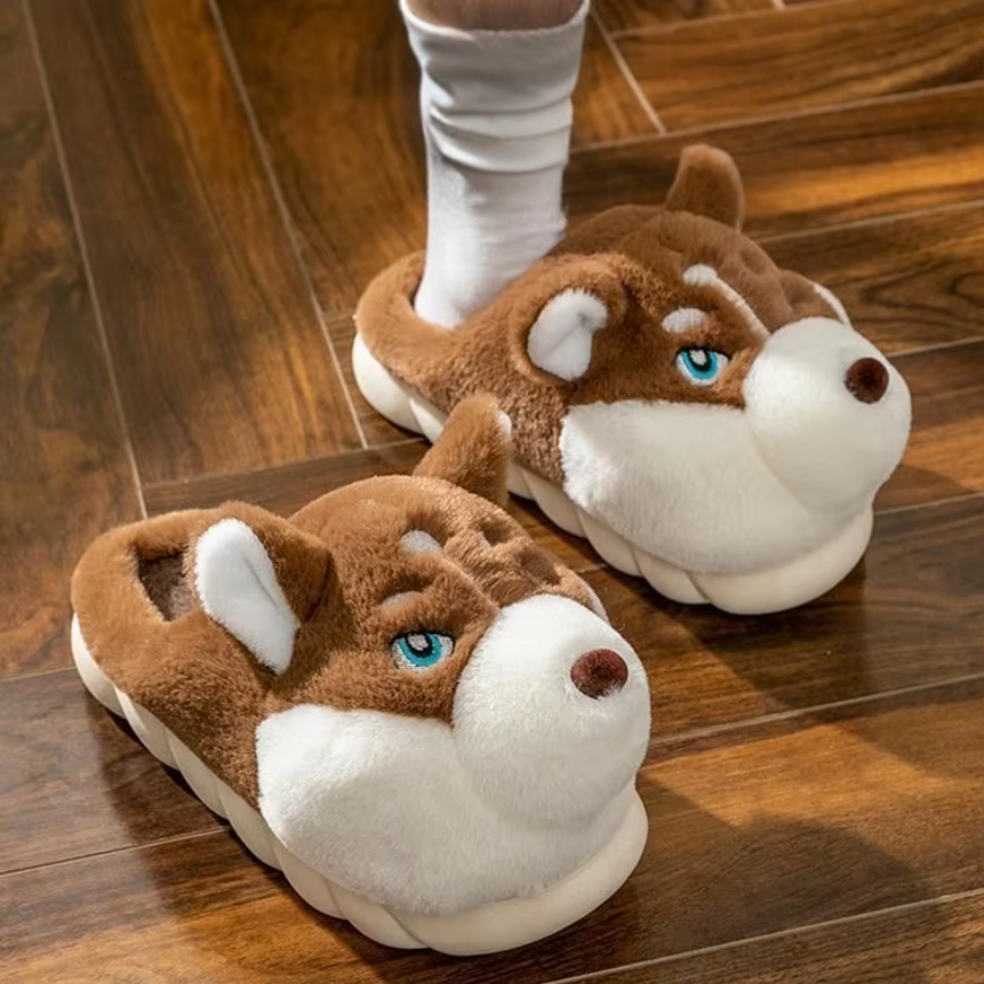 Subwoofer Plush Slippers