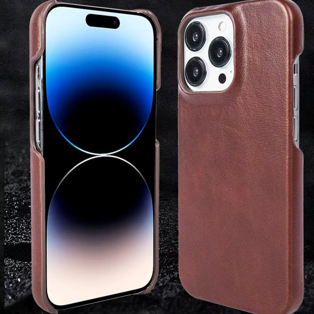 Hermann Oil Wax Leather iPhone Case