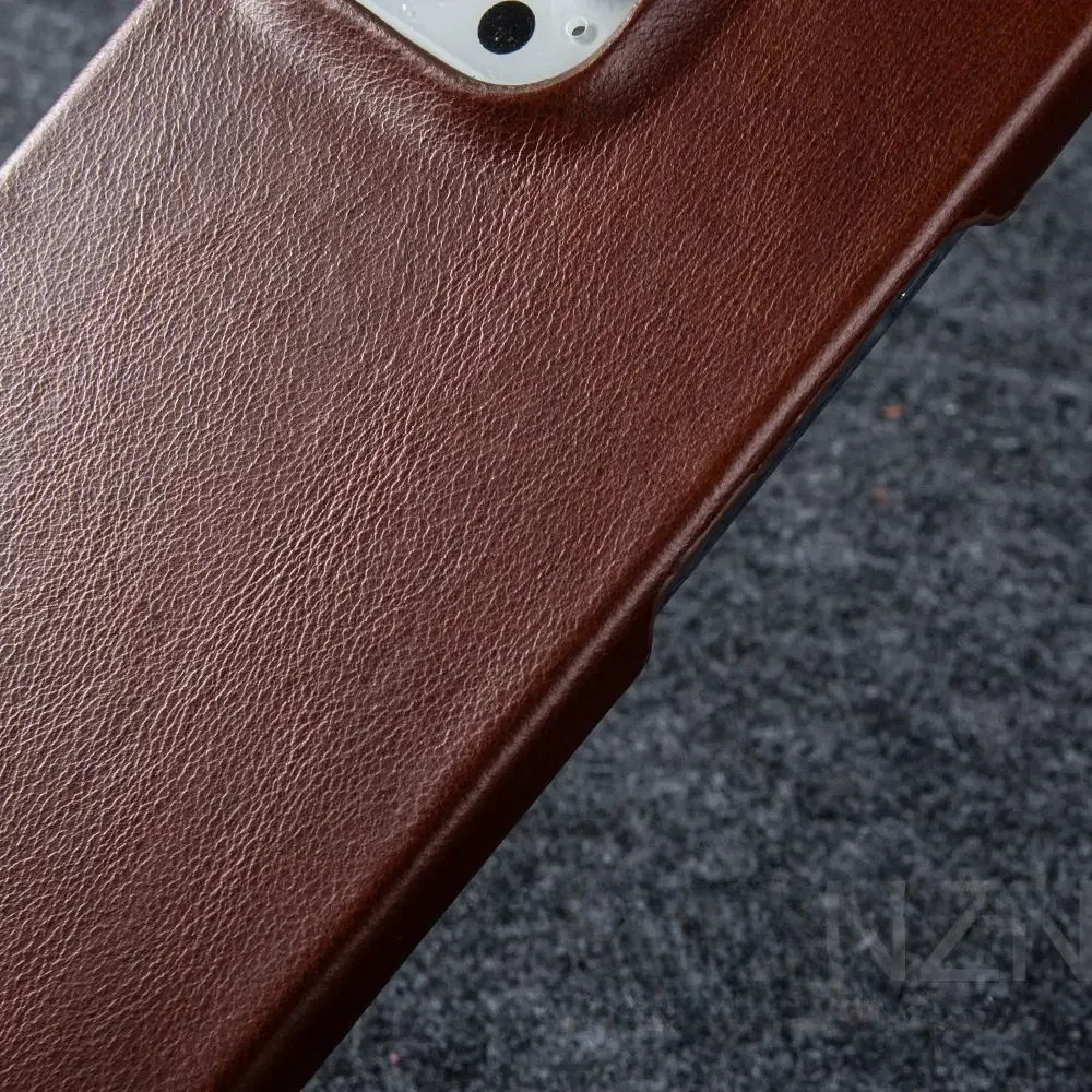 Hermann Oil Wax Leather iPhone Case
