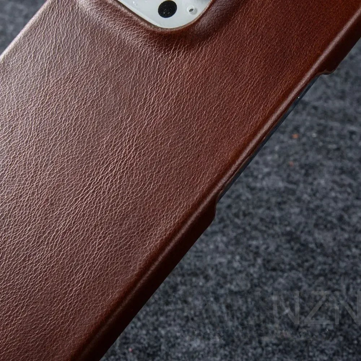 Hermann Oil Wax Leather iPhone Case