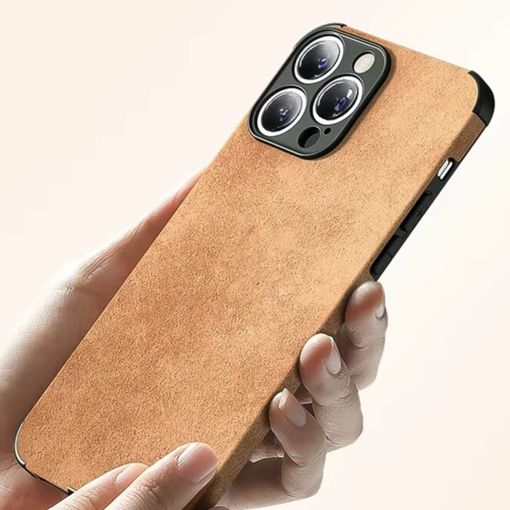 Atlas Tumbled Leather iPhone Case