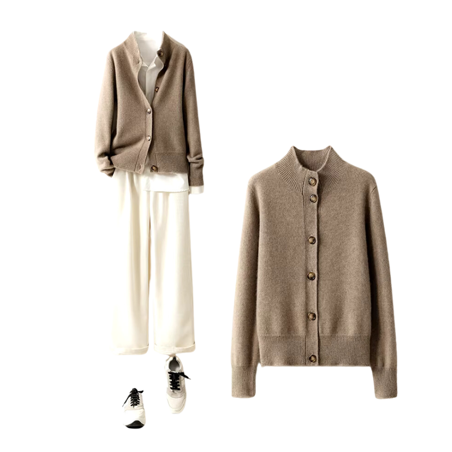 Meredith 100% Wool Cardigan