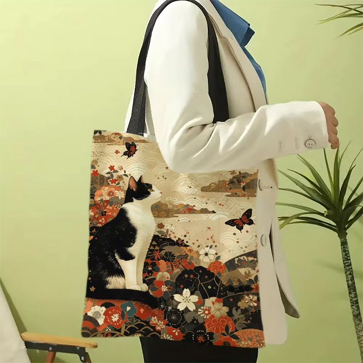 Kimono Feline Tote