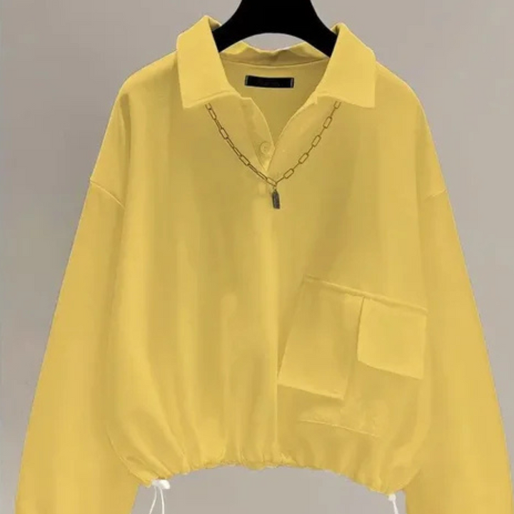 Contemporary Comfort Loose Sweatshirt