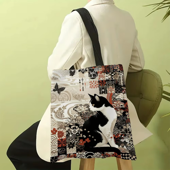 Kimono Feline Tote