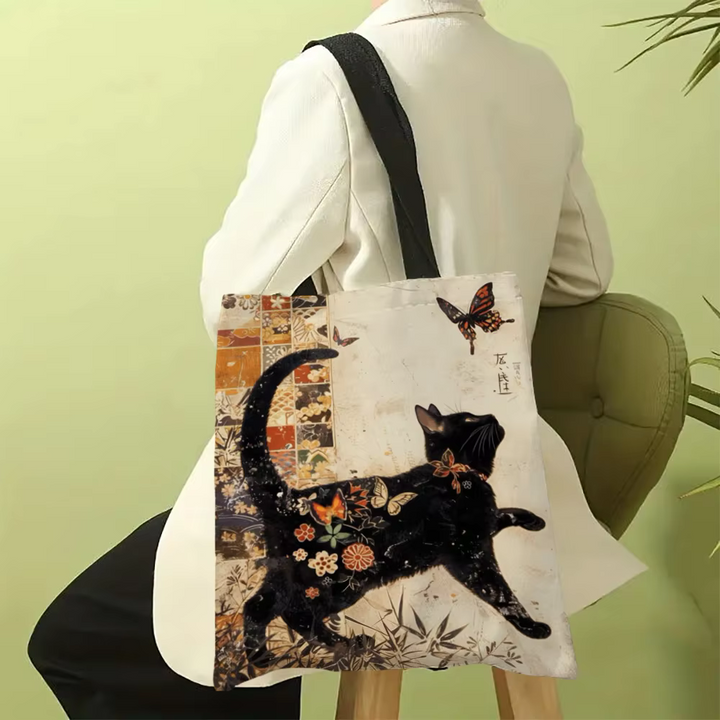Kimono Feline Tote
