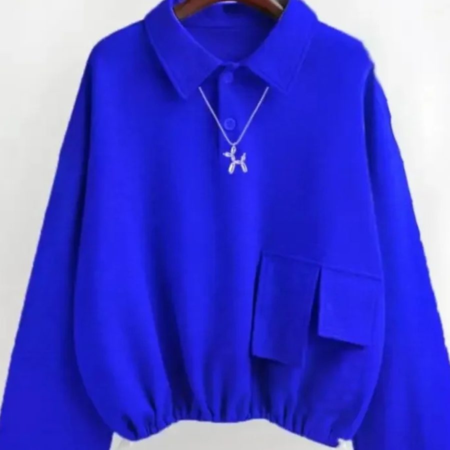 Contemporary Comfort Loose Sweatshirt