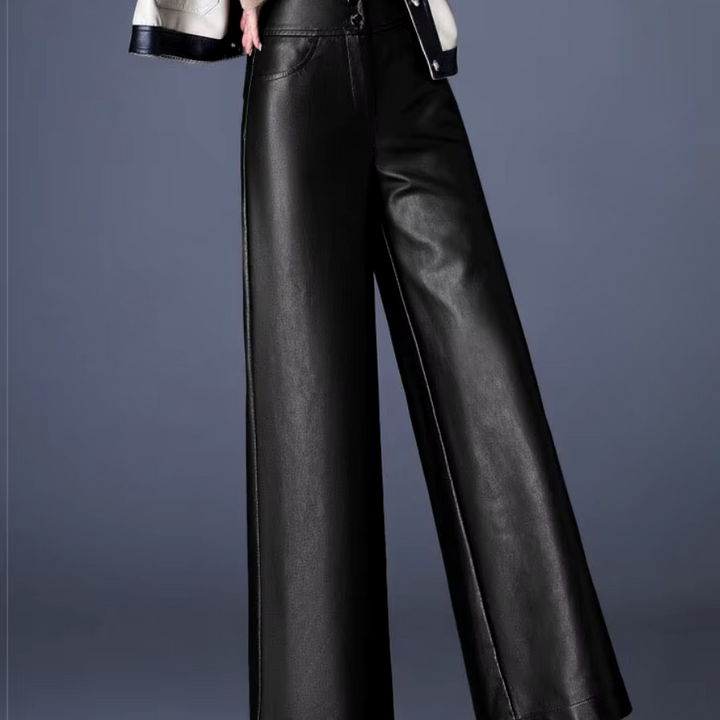 Nova Wide Leg Leather Pants