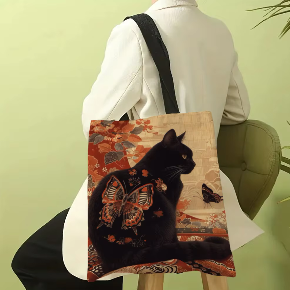 Kimono Feline Tote