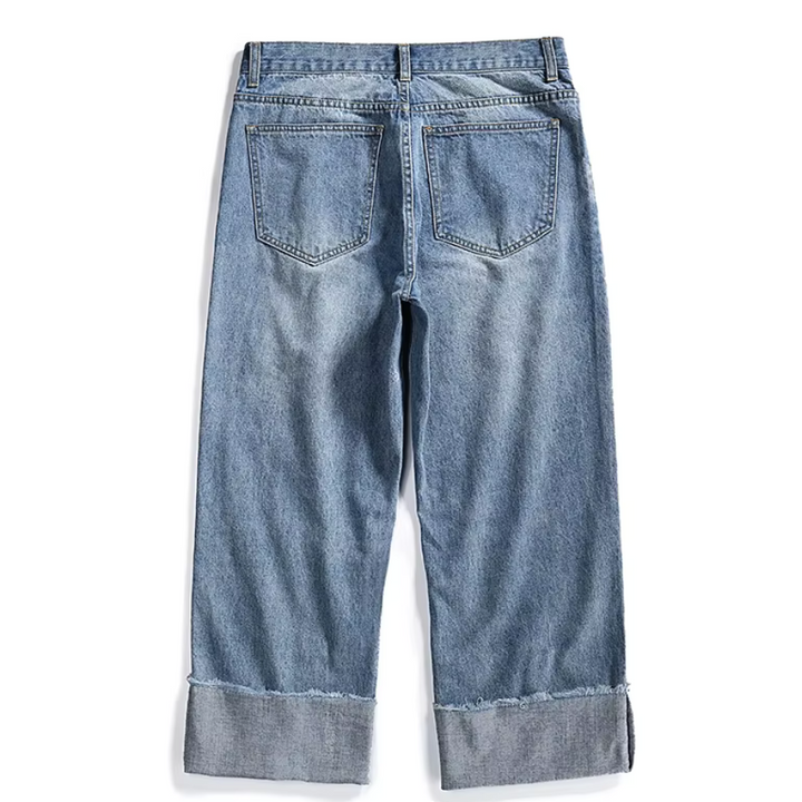 REDDACHIC Retro Patchwork Baggy Jeans