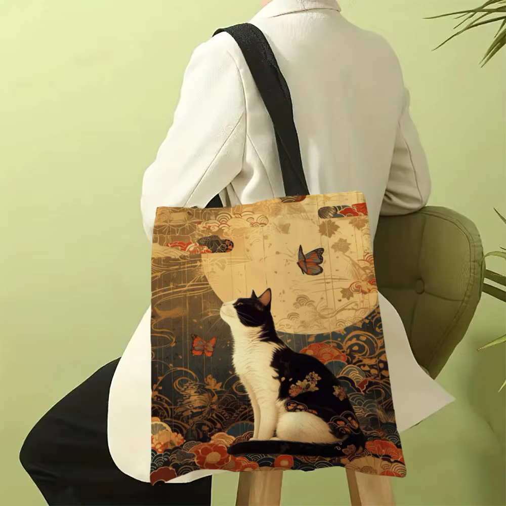 Kimono Feline Tote