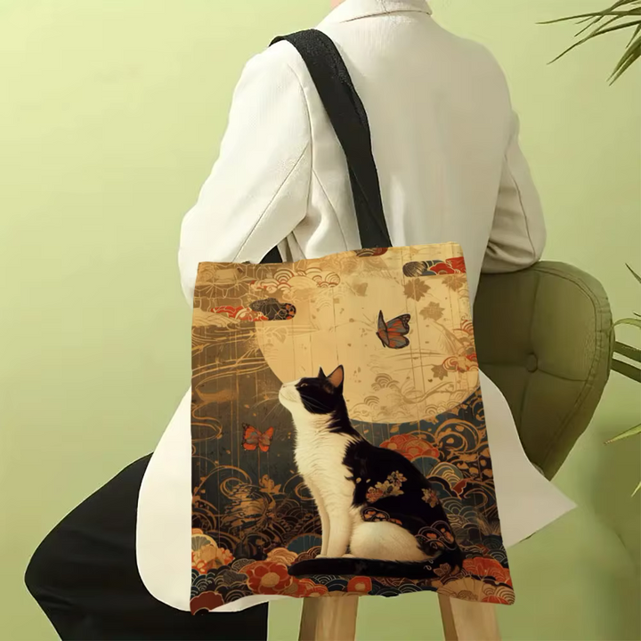 Kimono Feline Tote
