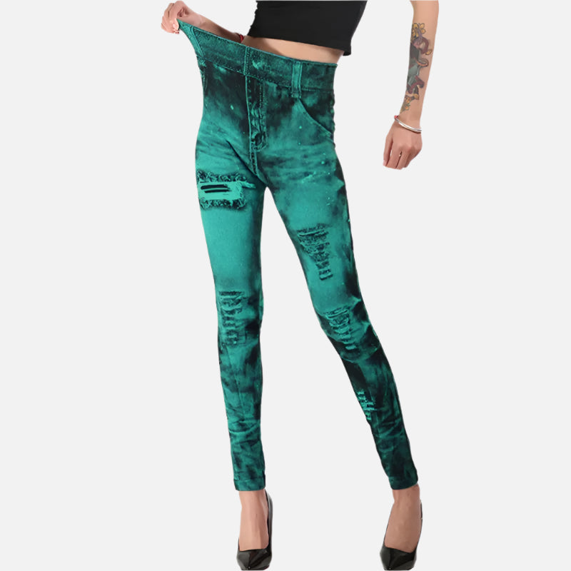 Faux Jean Leggings