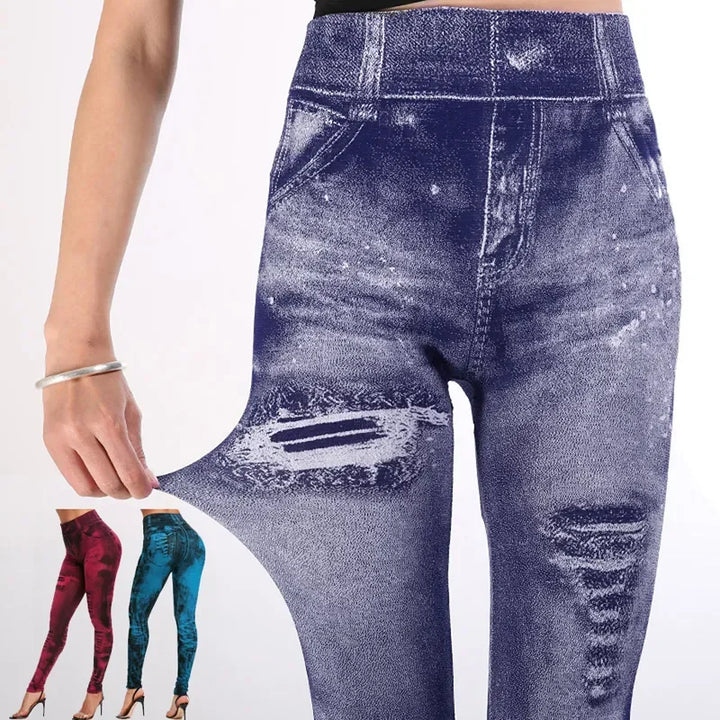 Faux Jean Leggings
