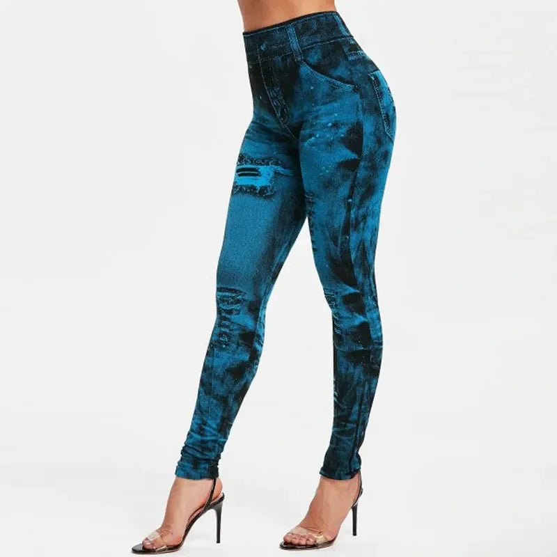 Faux Jean Leggings