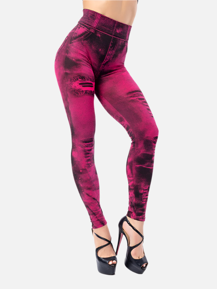 Faux Jean Leggings