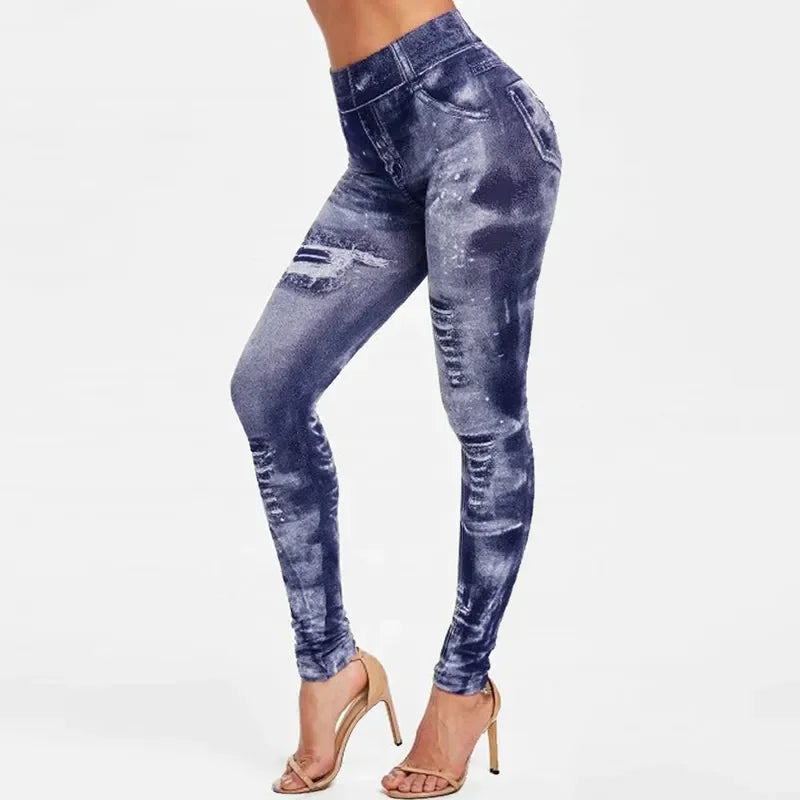 Faux Jean Leggings