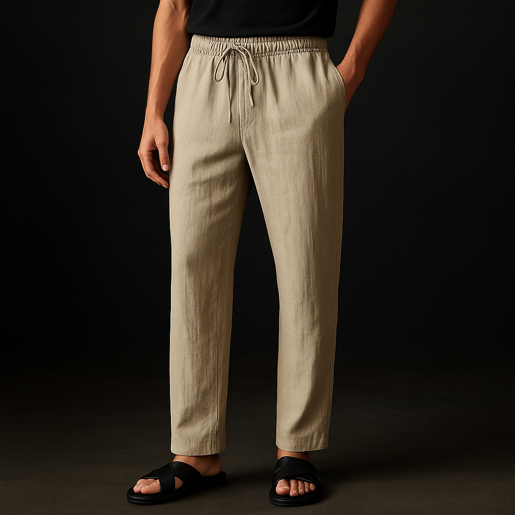 Braxton Cotton Linen Trousers
