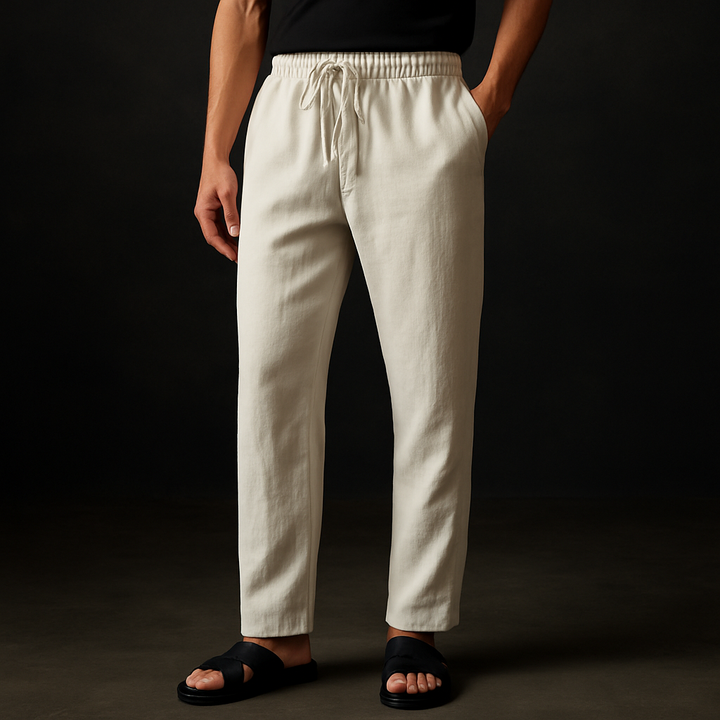 Braxton Cotton Linen Trousers