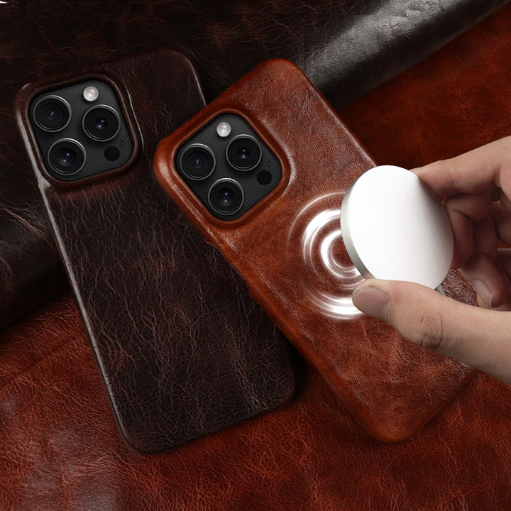 Executive Leather Magsafe iPhone Case