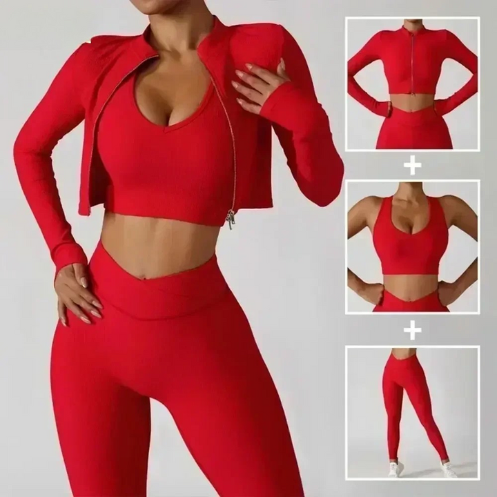 Ribbed Rhythm 3pc Set