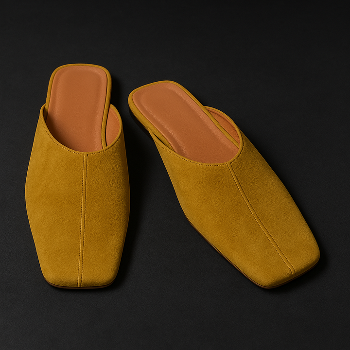 Bottega Kid Suede Flats