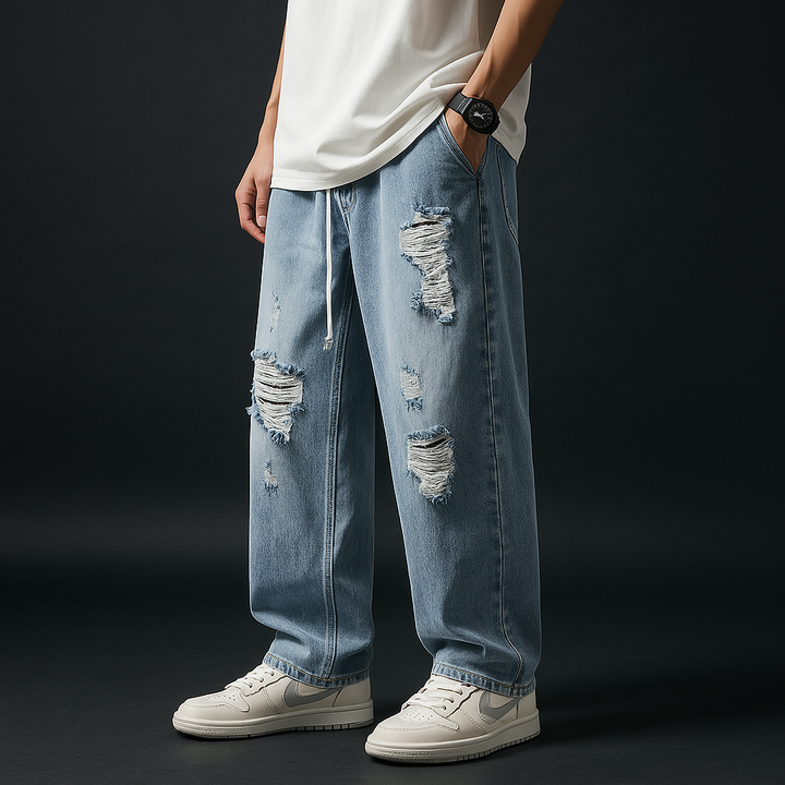 Dropout Distressed Jeans