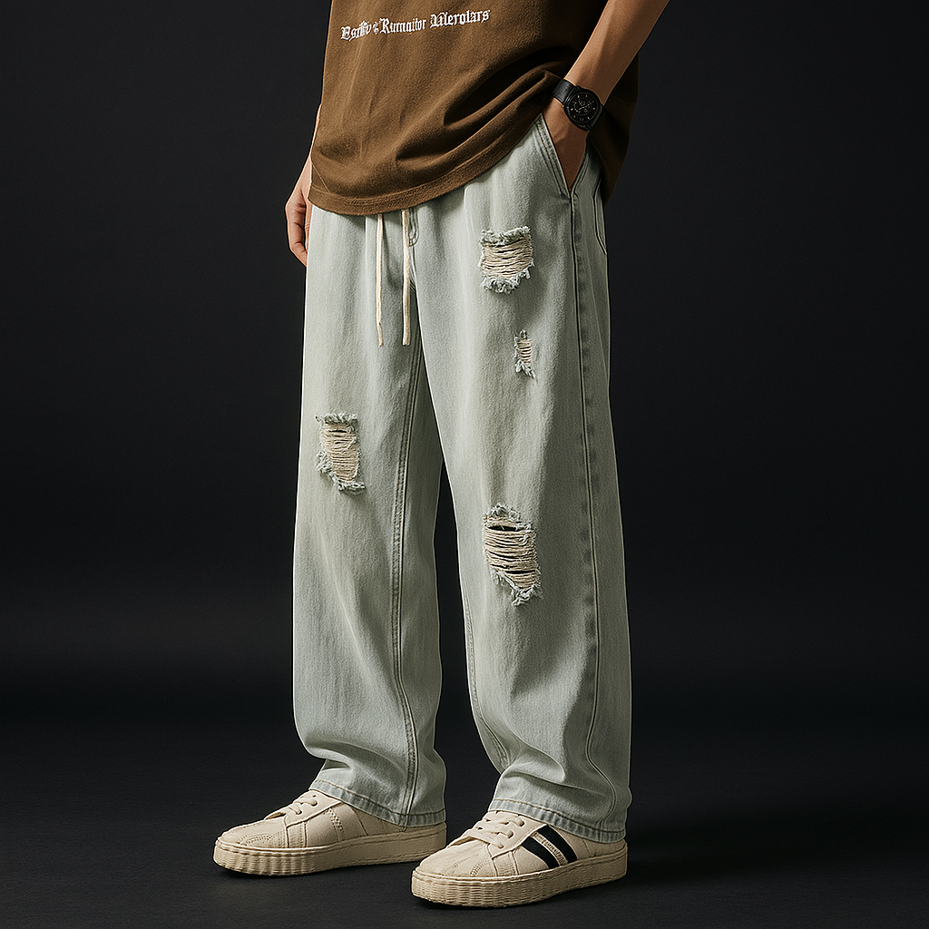 Dropout Distressed Jeans