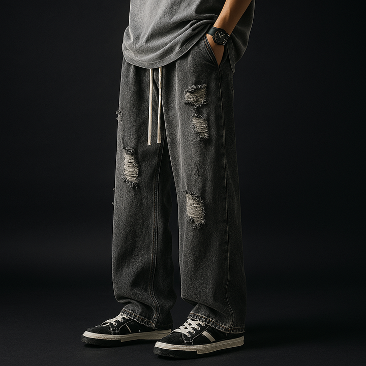 Dropout Distressed Jeans
