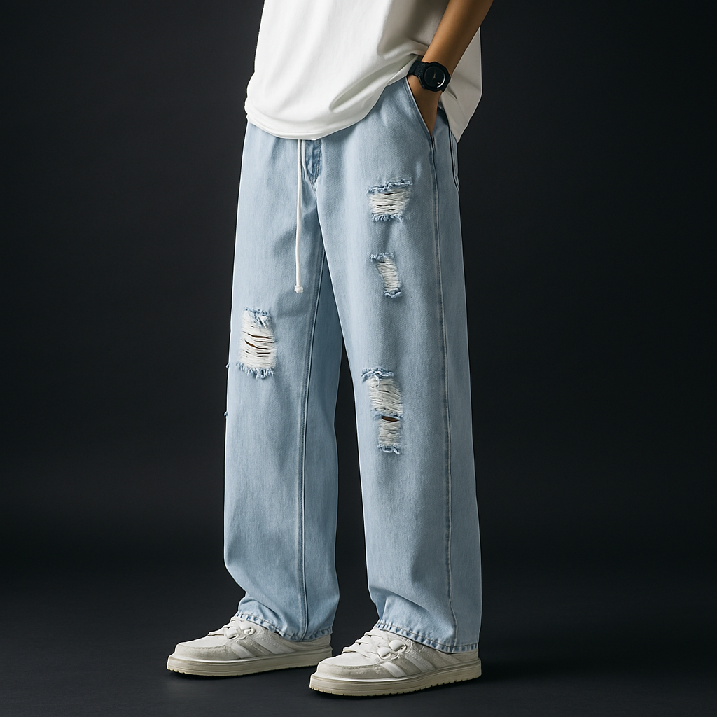 Dropout Distressed Jeans