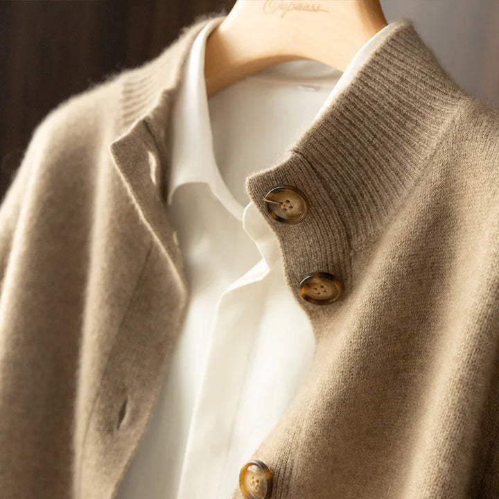 Meredith 100% Wool Cardigan