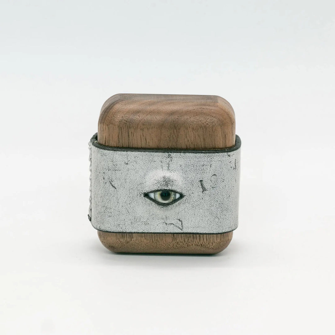 Glaring Gaze Leather AirPods Case