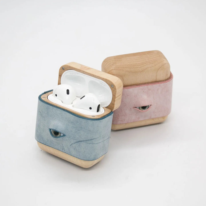 Glaring Gaze Leather AirPods Case