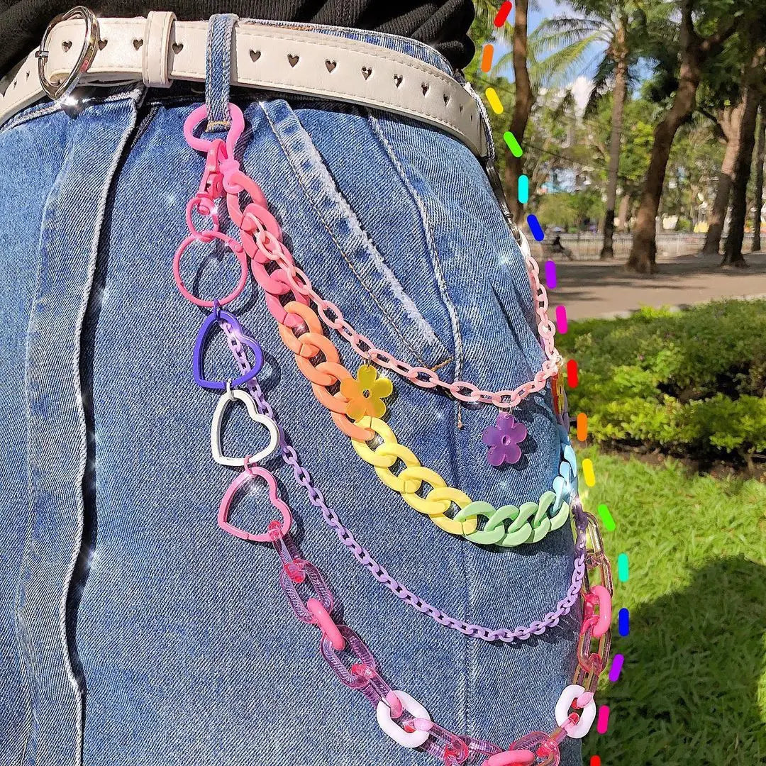 Y2K Rainbow Wallet Chain