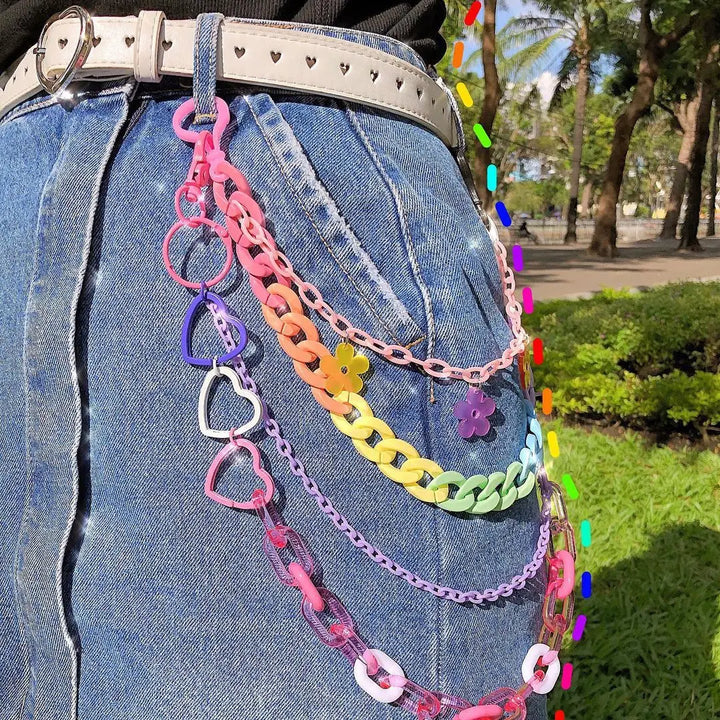 Y2K Rainbow Wallet Chain