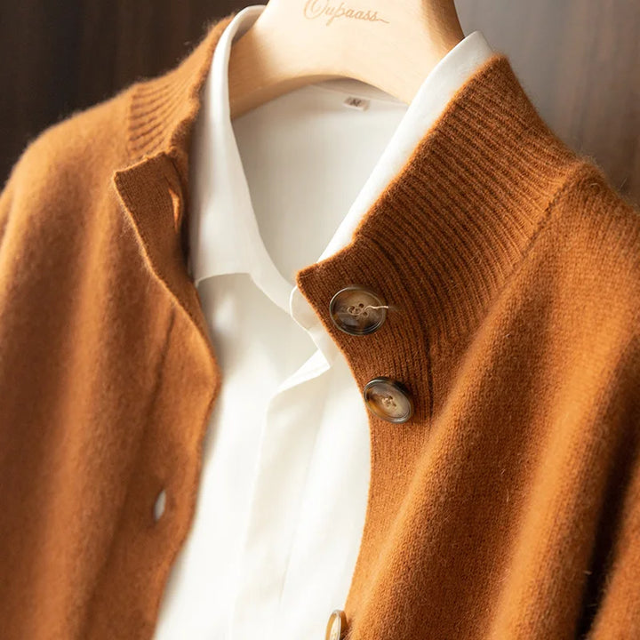 Meredith 100% Wool Cardigan