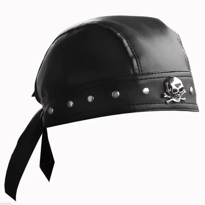 Phantom Rider Leather Bandana