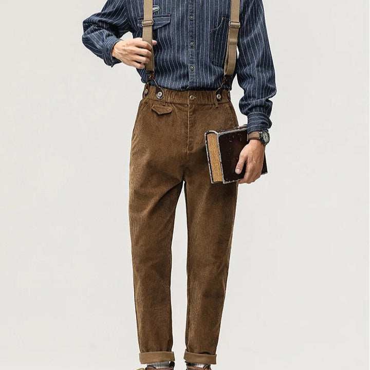 Retro Corduroy Overalls