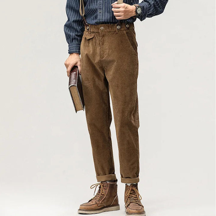 Retro Corduroy Overalls