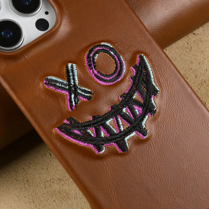 Chaos Leather iPhone Case