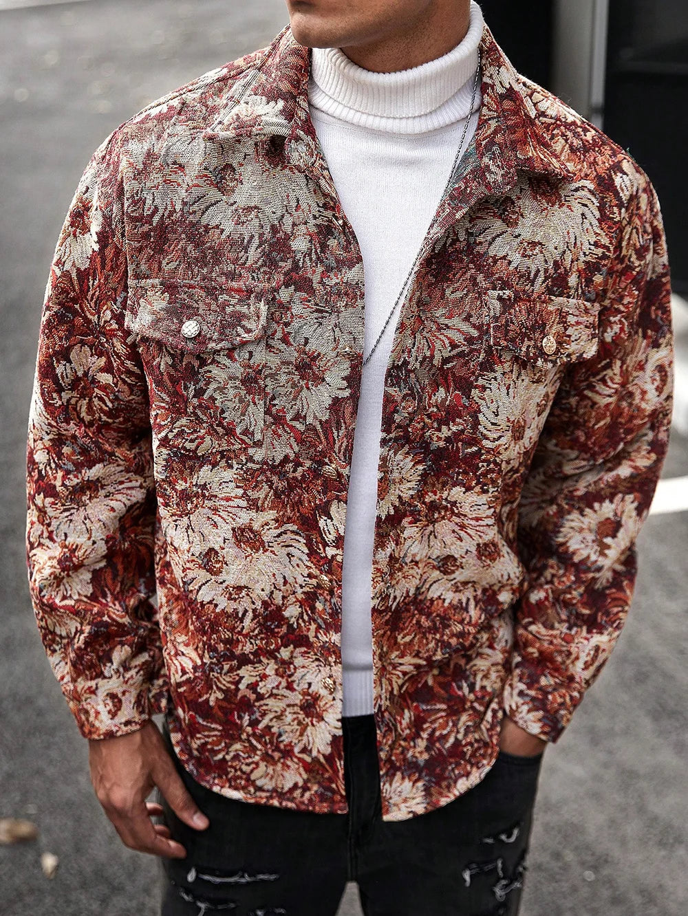 Baroque Bloom Overshirt