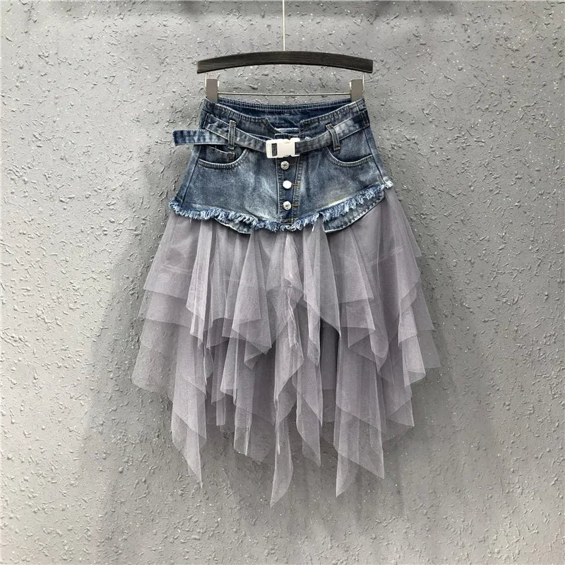 Fray Day Denim Skirt