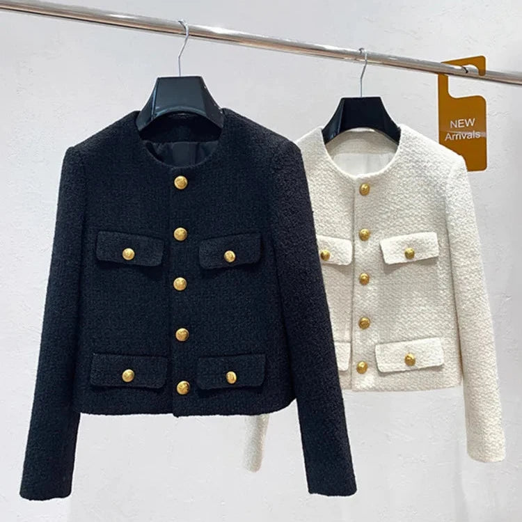 Claudia Boxy Tweed Jacket