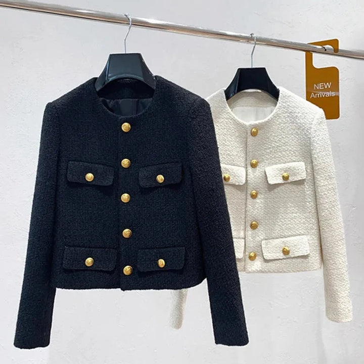 Claudia Boxy Tweed Jacket